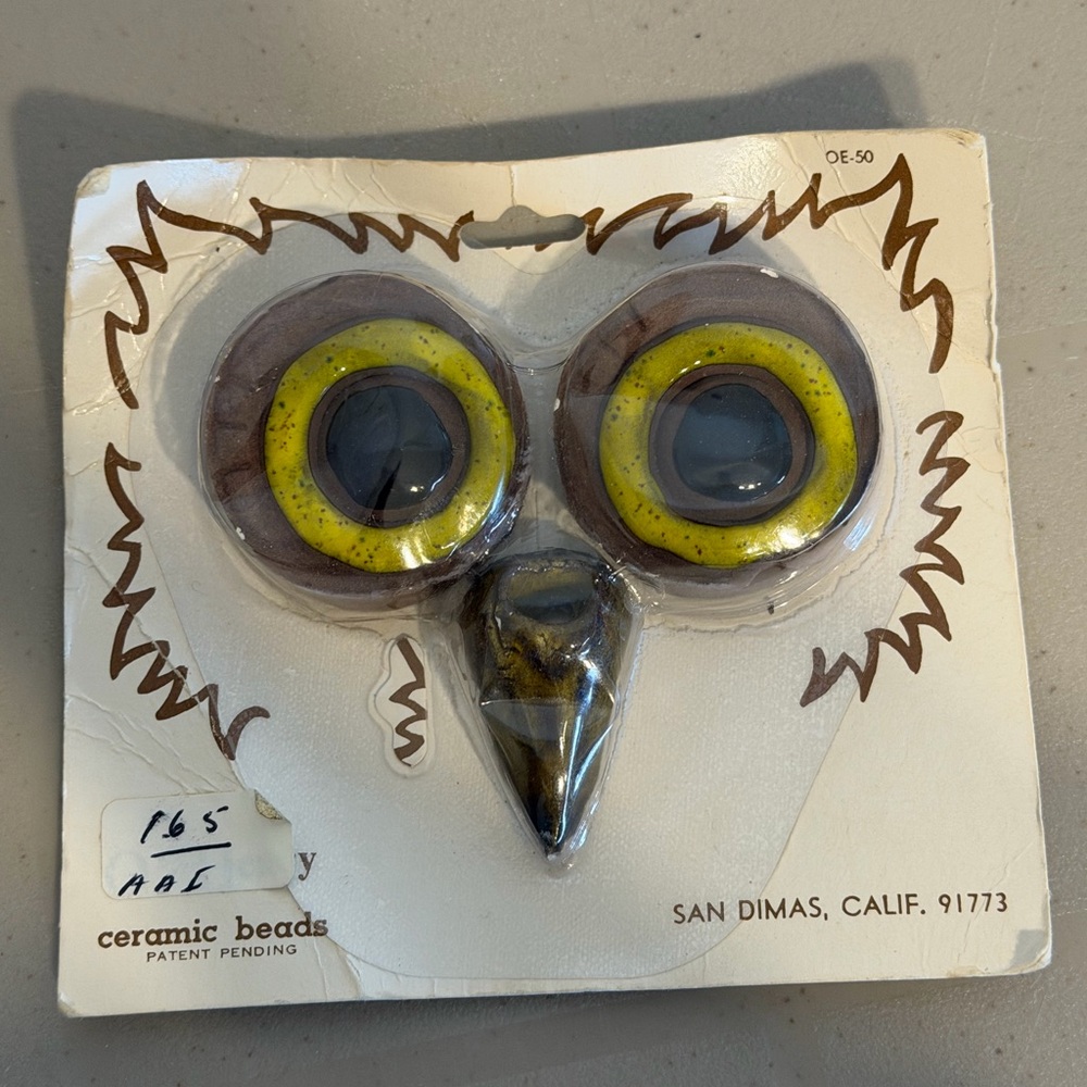 Vintage Owl Eyes Craft Supplies - Picture 4 of 7